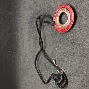 Unbranded button cord pendant necklace